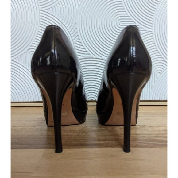 Cole Haan Nike Air Patent Leather Stiletto Heels Womens 6 Black - Picture 5 of 6